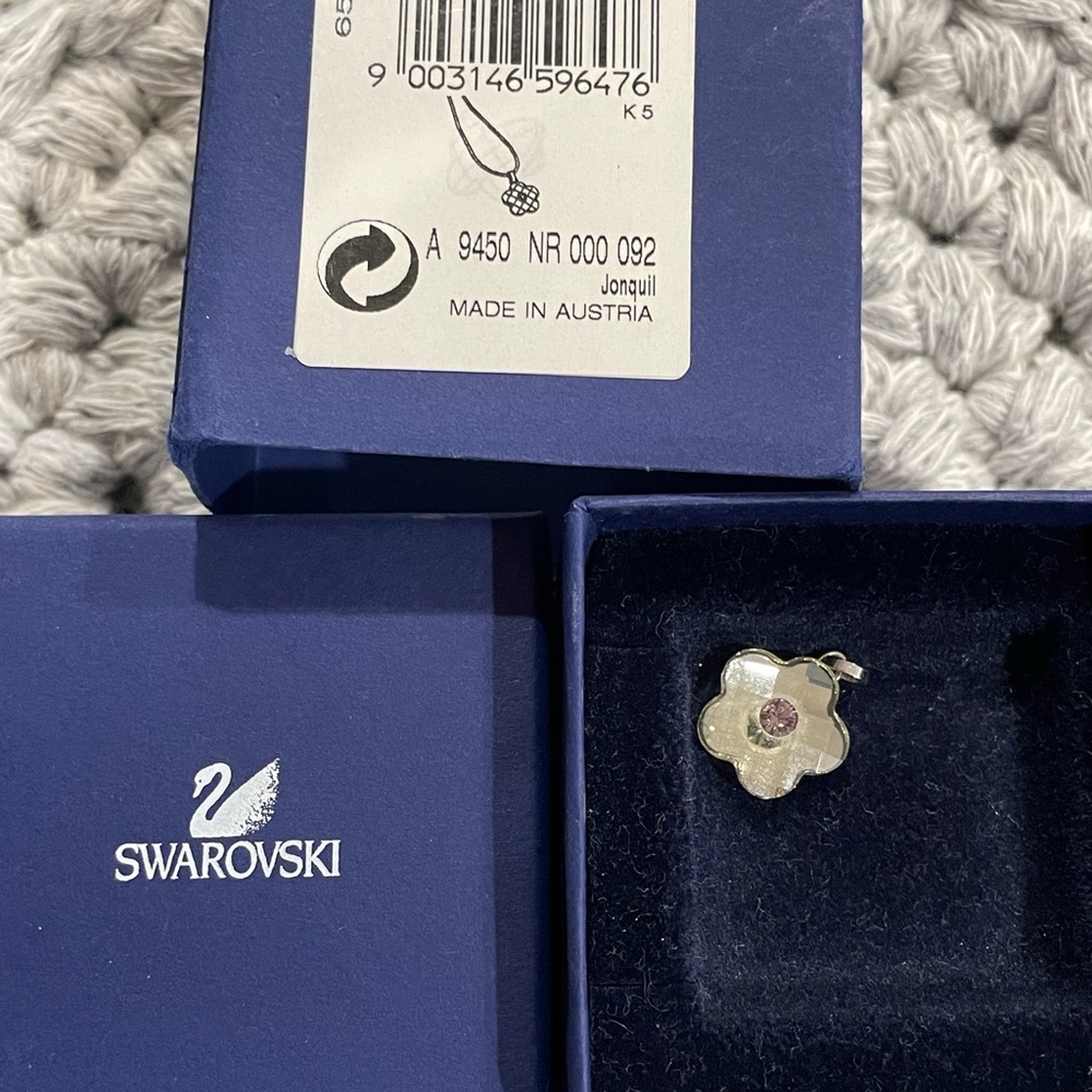 Swarovski crystal charm